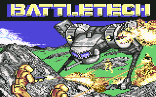 BattleTech: The Crescent Hawk's Inception (Commodore 64) screenshot: Title screen