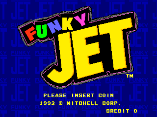 Funky Jet (Arcade) screenshot: Start screen