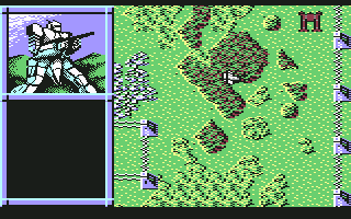 BattleTech: The Crescent Hawk's Inception (Commodore 64) screenshot: Combat animations