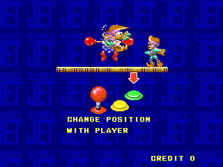 Funky Jet (Arcade) screenshot: Instructions