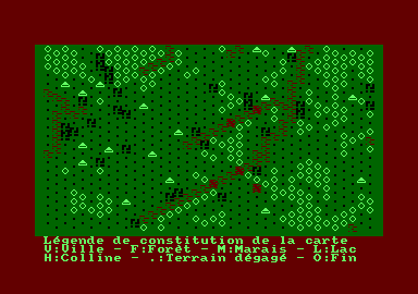 1815 (Amstrad CPC) screenshot: Game screen