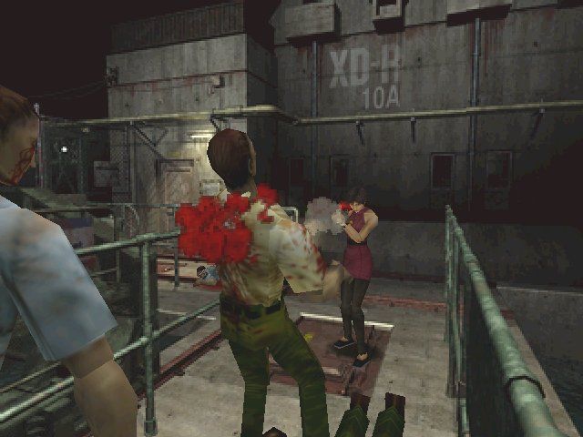 Resident Evil 2 (Windows) screenshot: Ada Wong, on the other hand, is a big girl who can look after herself