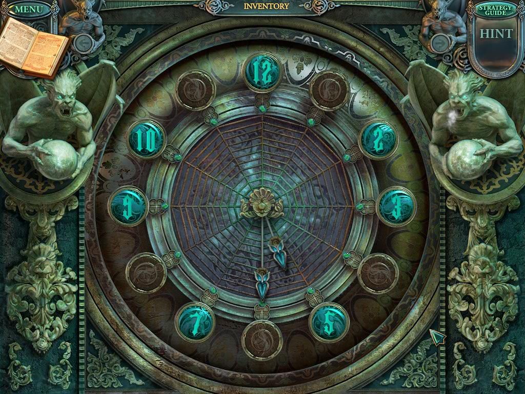 Echoes of the Past: The Citadels of Time (Windows) screenshot: Main hall clock with broken digits which must be repaired