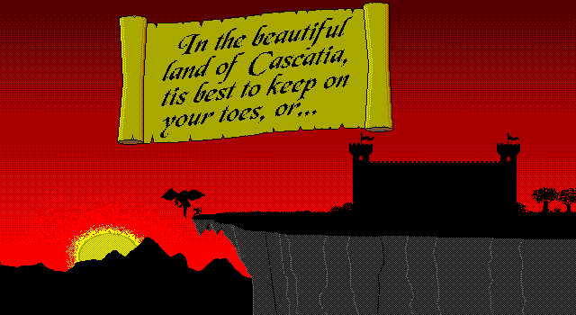 Conquered Kingdoms (DOS) screenshot: Introduction