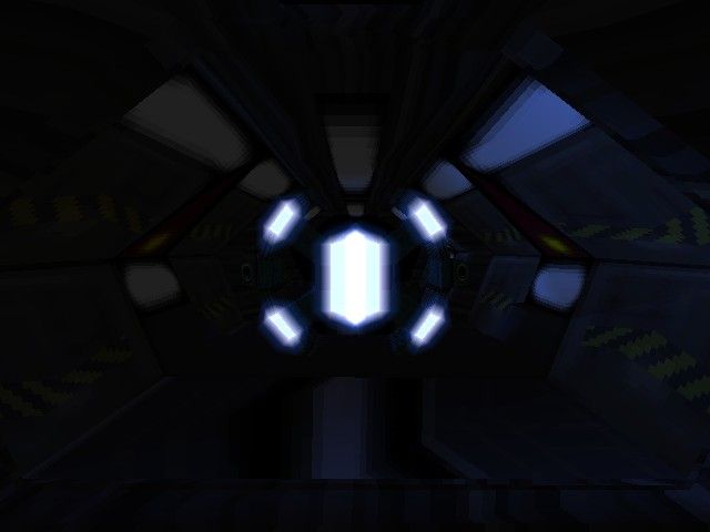 Colony Wars: Vengeance (PlayStation) screenshot: Launch Tube from the Carrier