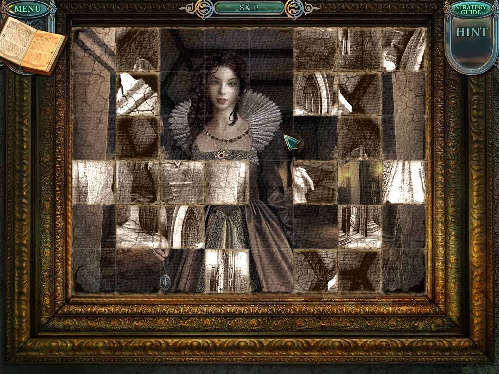 Echoes of the Past: The Citadels of Time (Windows) screenshot: Princess painting block puzzle