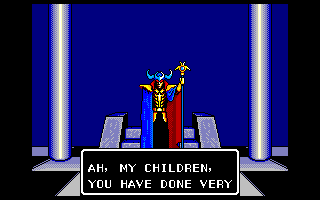 Phantasy Star (SEGA Master System) screenshot: Your entire quest has led up to this moment.