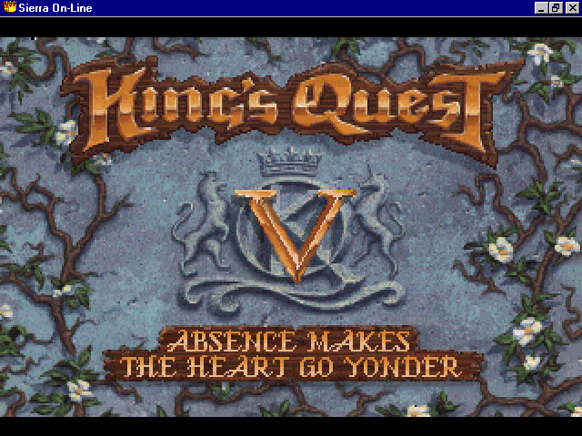 King's Quest V: Absence Makes the Heart Go Yonder! (Windows 3.x) screenshot: Title sequence