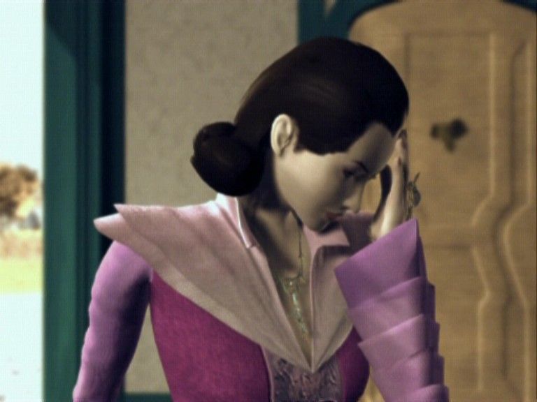 Glass Rose (PlayStation 2) screenshot: Is she having a headache