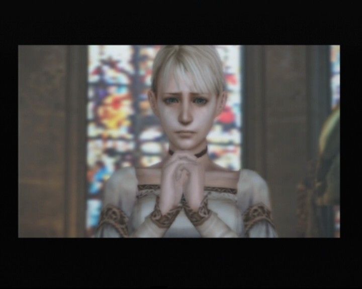 Haunting Ground (PlayStation 2) screenshot: Praying in a chapel