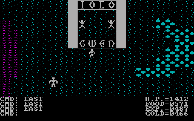 Ultima ii: the revenge of the enchantress. Ultima ii: the revenge of the enchantress. Ultima ii: the revenge of the enchantress. Ibm cga. Ultima 2 игра.