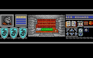 Bloodwych (DOS) screenshot: Finally I can get some rest here!