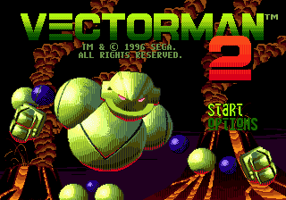 Vectorman 2 (Genesis) screenshot: Title