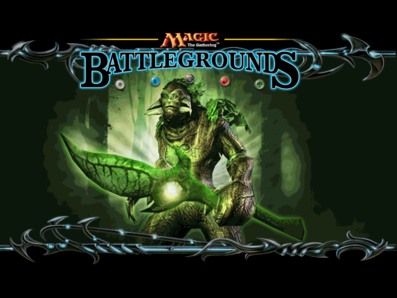 Magic: The Gathering - Battlegrounds (Windows) screenshot: A green loading screen