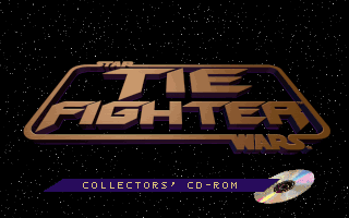 Star Wars: TIE Fighter - Collector's CD-ROM (DOS) screenshot: Title screen
