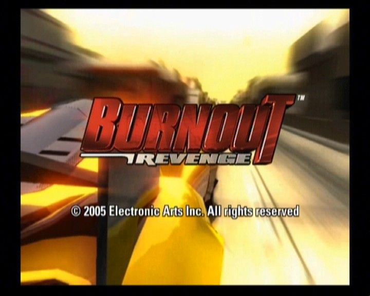 Burnout: Revenge (Xbox) screenshot: Title screen