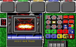 Captive (DOS) screenshot: You are killed!