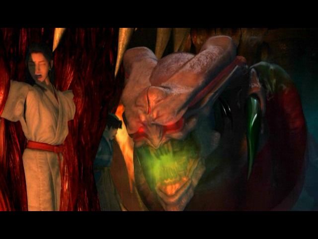 Onimusha: Warlords (PlayStation 2) screenshot: The demon got the princess