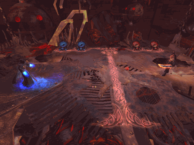 Magic: The Gathering - Battlegrounds (Windows) screenshot: Arcanis vs Maraxus