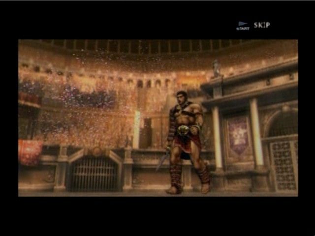 Shadow of Rome (PlayStation 2) screenshot: Into the arena we go