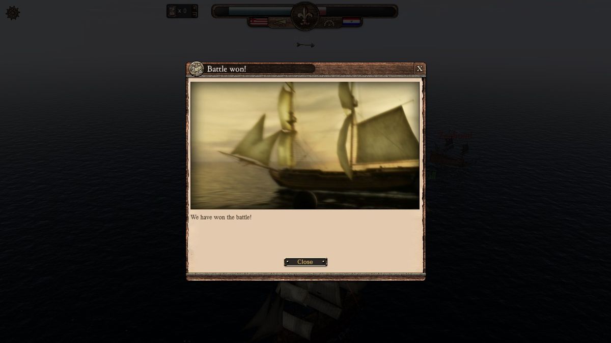 East India Company (Windows) screenshot: victory!