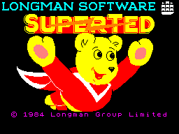 SuperTed (ZX Spectrum) screenshot: Title Screen