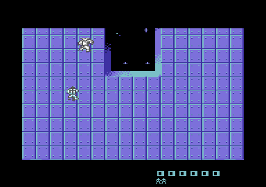 Commodore Format Power Pack 42 (Commodore 64) screenshot: Attacking the first enemy