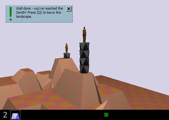Zenith (Windows) screenshot: By building blocks, of course!