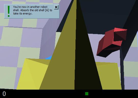 Zenith (Windows) screenshot: Poor sentry moments before having been absorbed.