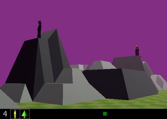 Zenith (Windows) screenshot: The Sentinel and its sentry