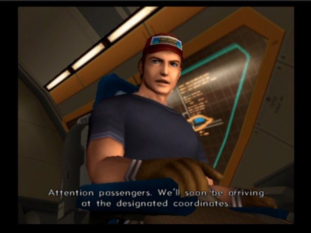 Xenosaga: Episode II - Jenseits von Gut und Böse (PlayStation 2) screenshot: Captain Matthews is the one to talk to if you want to go somewhere