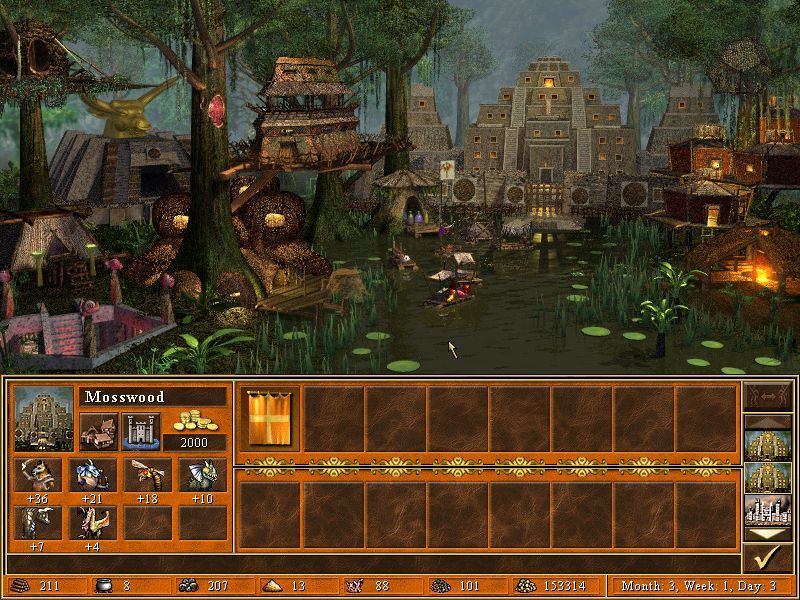 Heroes Chronicles: The Final Chapters (Windows) screenshot: Mudland city