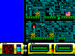 Action Force II: International Heroes (ZX Spectrum) screenshot: Level 02 - scenario 04