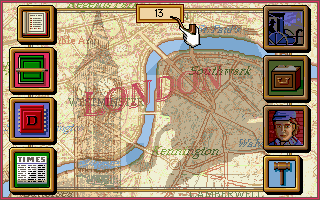 Sherlock Holmes: Consulting Detective - Volume III (DOS) screenshot: My humble score so far revealed!