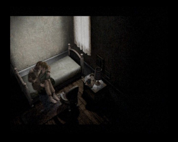 Silent Hill 2 (PlayStation 2) screenshot: Coming to peace with what you've done... one of several different endings