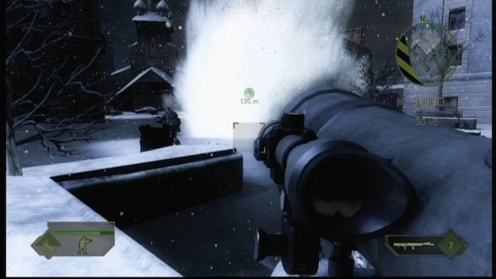 Battlefield 2: Modern Combat (Xbox 360) screenshot: Too close for a bazooka