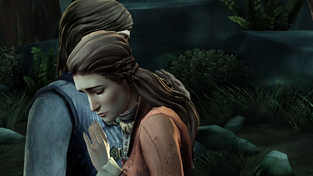 Game of Thrones: Episode Five of Six - A Nest of Vipers (PlayStation 4) screenshot: Consoling Lady Elaena
