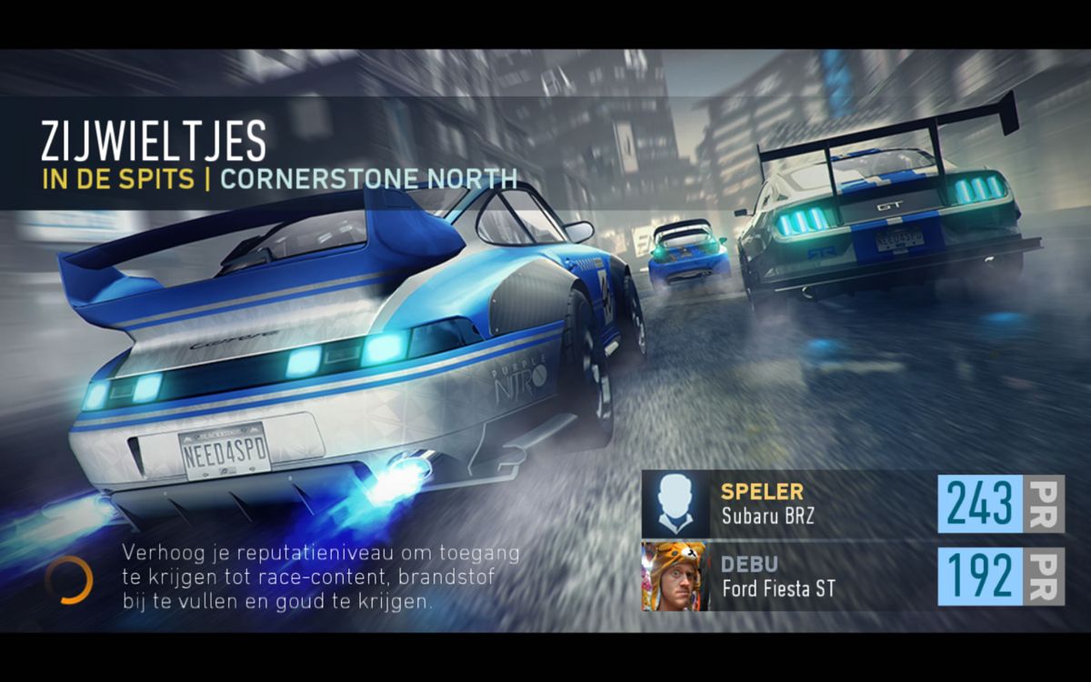 Screenshot of Need for Speed: No Limits (Android, 2015) - MobyGames