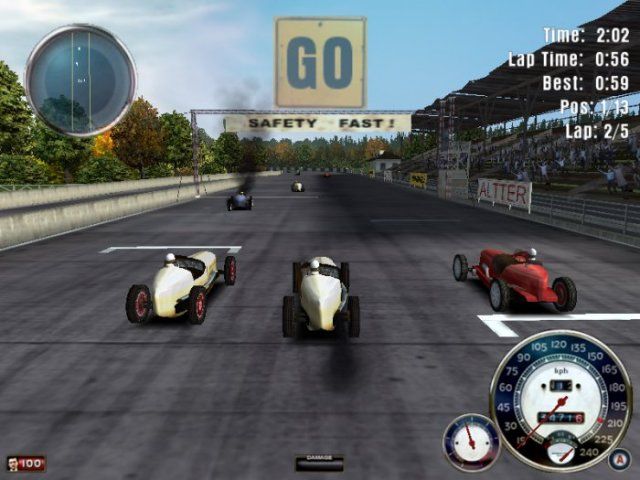 Mafia (Windows) screenshot: The race level. Very hard to beat!
