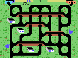 Steamroller (ColecoVision) screenshot: Level complete