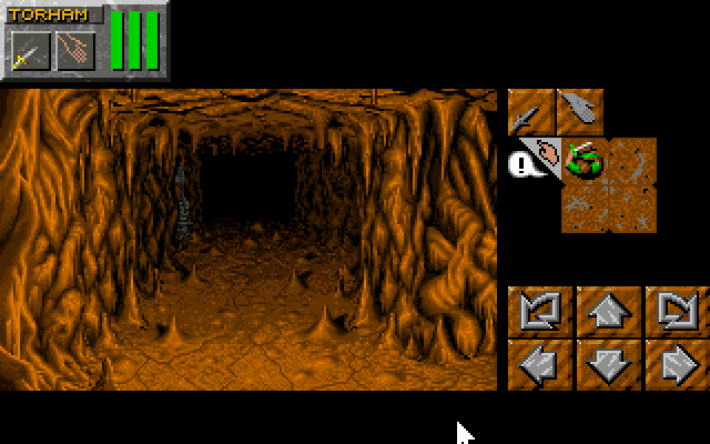 Dungeon Master II: Skullkeep (DOS) screenshot: Time to pick some companions