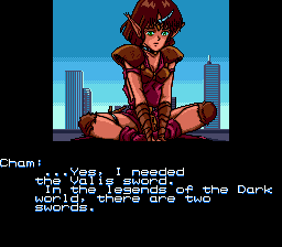 Valis III (Genesis) screenshot: Cham
