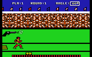European Games (Commodore 64) screenshot: Time to run