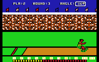 European Games (Commodore 64) screenshot: That's more like it
