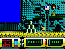 Action Force II: International Heroes (ZX Spectrum) screenshot: Beginning level 4.