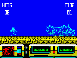 Action Force II: International Heroes (ZX Spectrum) screenshot: - Do you know how many keyboard skins I've damaged with this play of yours? DO YA? QUICK KICK WINS! FLAWLESS VICTORY! FATALITY