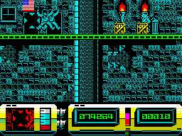 Action Force II: International Heroes (ZX Spectrum) screenshot: Level 10.
