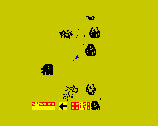 Power (ZX Spectrum) screenshot: Vulnerable as a little mosquito.