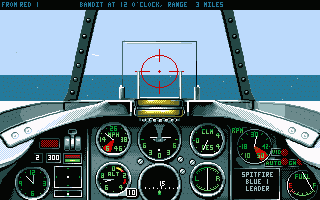 Reach for the Skies (Atari ST) screenshot: Searching for enemies