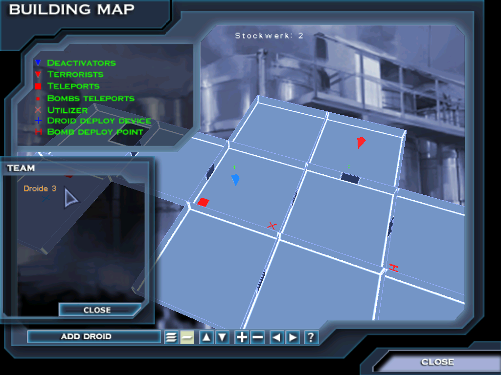 DEaktivacija (Windows) screenshot: Adding reinforcement on the map